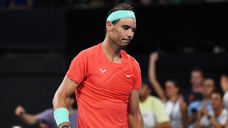 Rafa Nadal, eliminado en Brisbane y con problemas físicos