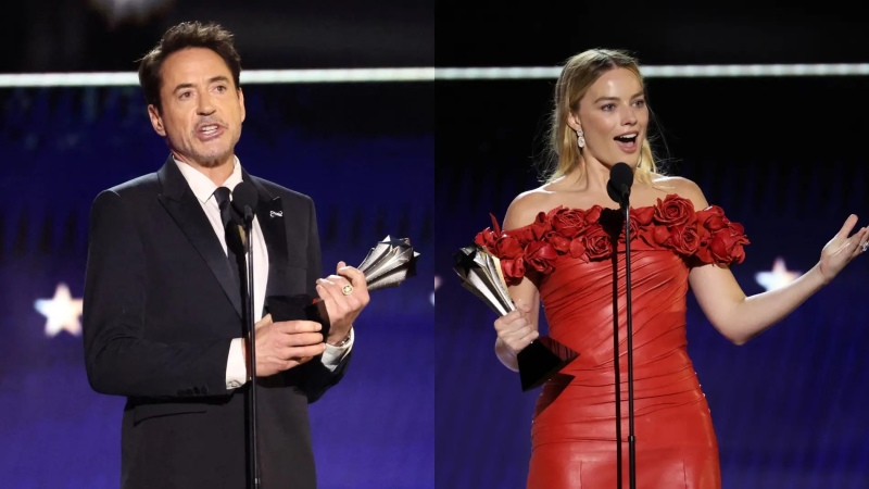 Oppenheimer superó a Barbie y arrasó en los 'Critics Choice Awards'