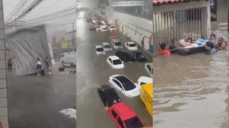 Fuerte temporal en Río de Janeiro: cuatro muertos y una persona desaparecida