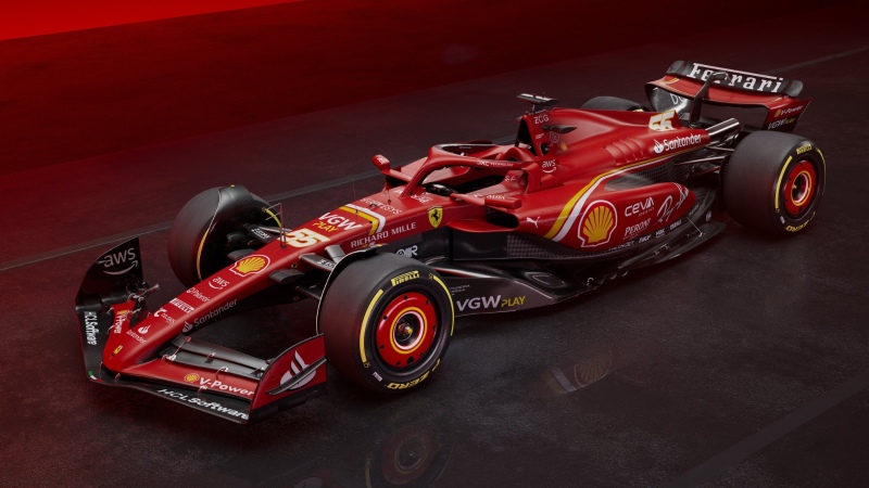 Fórmula 1: Presentaron la nueva Ferrari para la temporada 2024