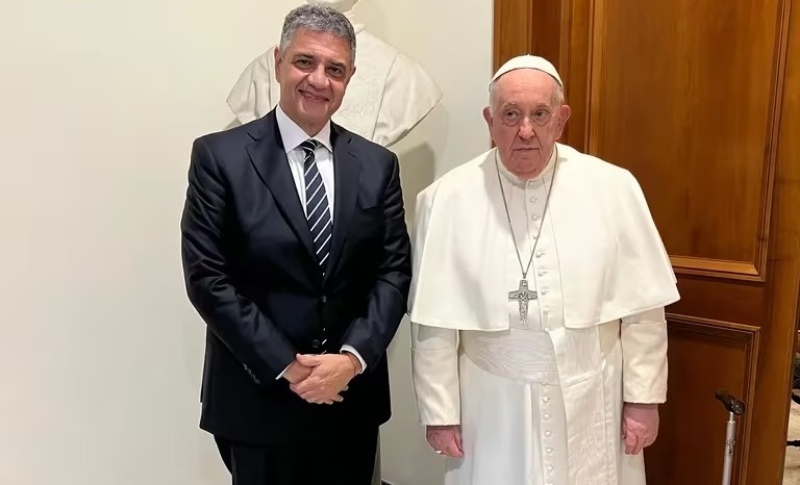 Jorge Macri se reunió con el Papa Francisco en el Vaticano