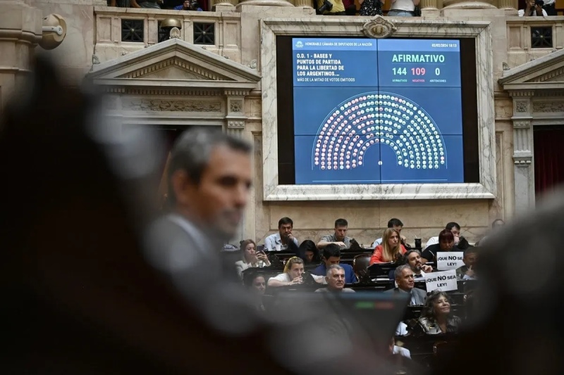 Ley Omnibus: Diputados retoma el debate artículo por artículo