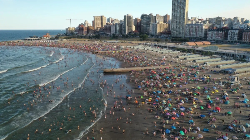 Mar del Plata fue elegida por 1.405.699 turistas durante enero