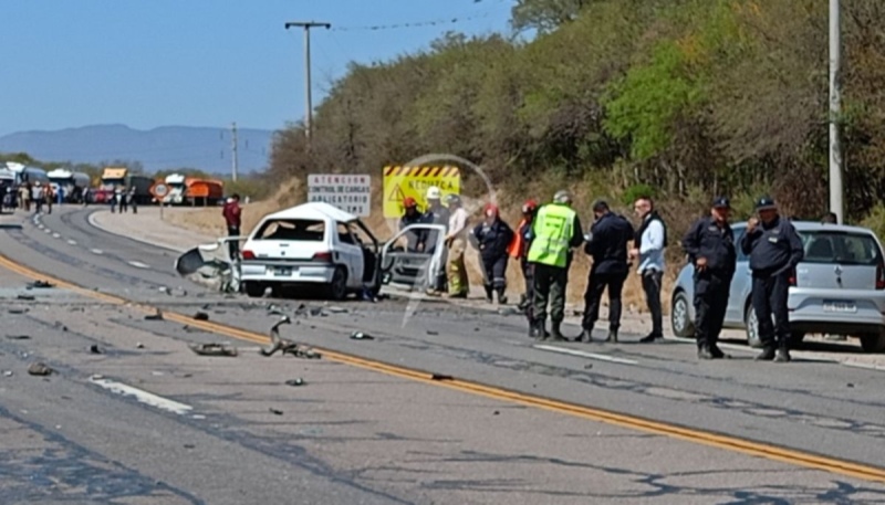 Murieron tres personas tras chocar en la Ruta 34