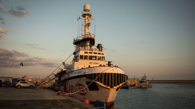 Un barco llegó a Gaza con 200 toneladas de ayuda humanitaria