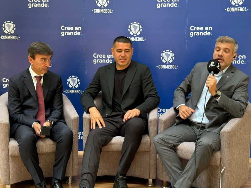 Riquelme: ”Hacer una buena Copa Sudamericana es llegar a la final”