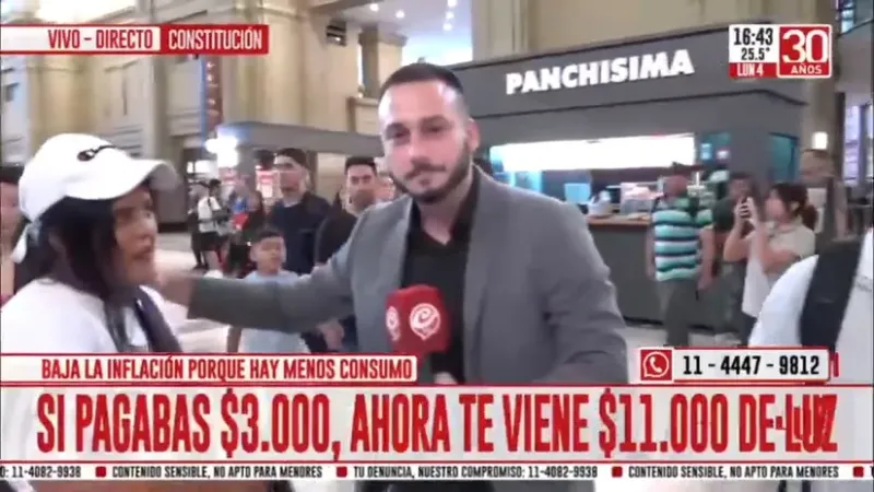 Un periodista de Crónica explotó en vivo contra la producción: el video