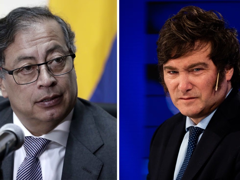 El presidente de Colombia criticó la gestión de Milei
