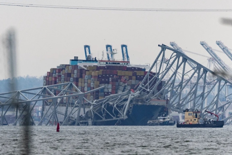 EEUU le dio a Maryland 60 millones de dólares para reconstruir el puente de Baltimore