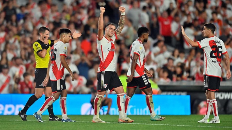 River le ganó 3-1 a Gimnasia y cerró una semana perfecta