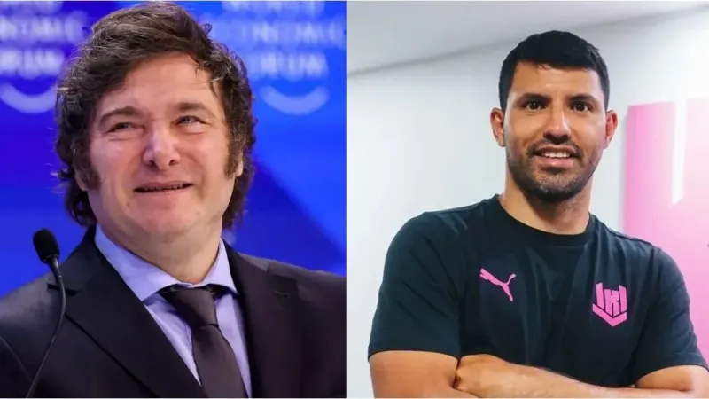 Kun Agüero habló de la privatización de los clubes argentinos y Milei lo bancó: ”Este sí que la ve”