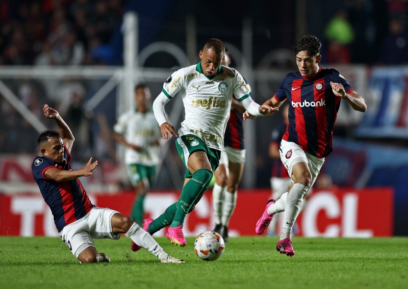 San Lorenzo debutó en la Libertadores con un empate ante el Palmeiras