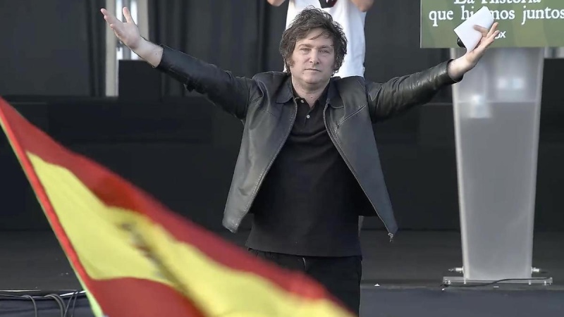 ¿A qué fue? Javier Milei llegó a España