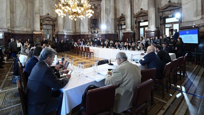 Ley Bases en el Senado: no hubo dictamen y el debate pasó a un cuarto intermedio