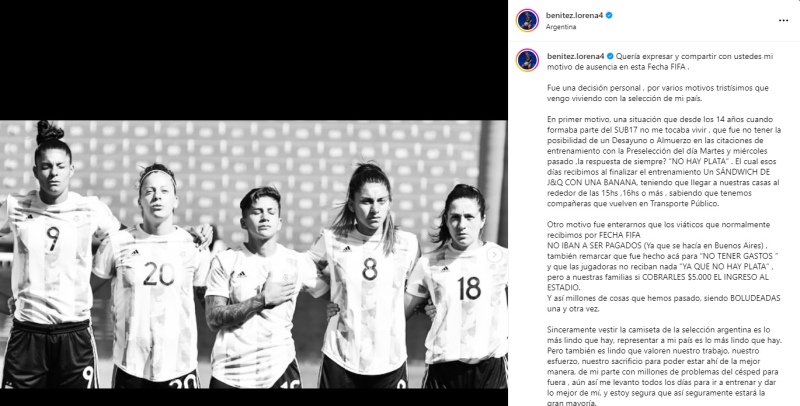 Lorena Benítez y Julieta Cruz renuncian a la Selección argentina: ¿Qué pasó?