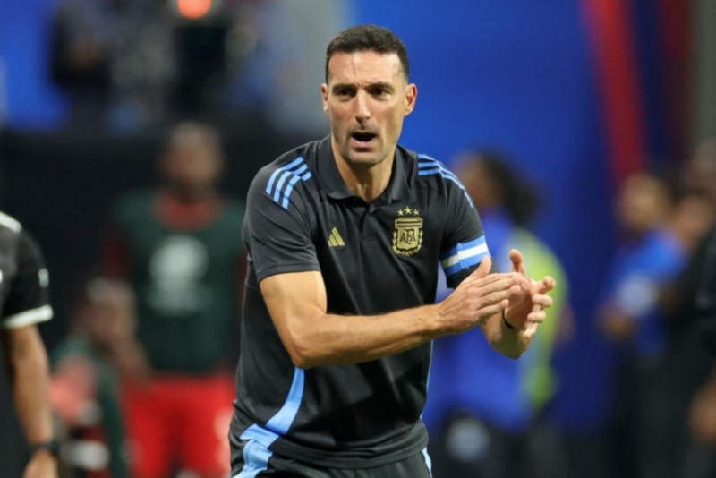 Lionel Scaloni se quejó fuerte por el estado del césped en la Copa América