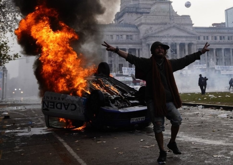 Prisión preventiva para los detenidos que hicieron desastres en el Congreso