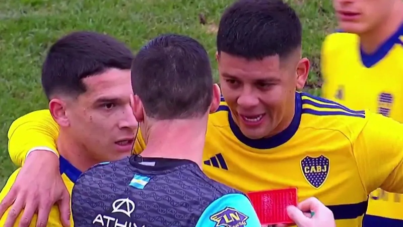 Boca: ¿Cuántas veces expulsaron a Marcos Rojo?