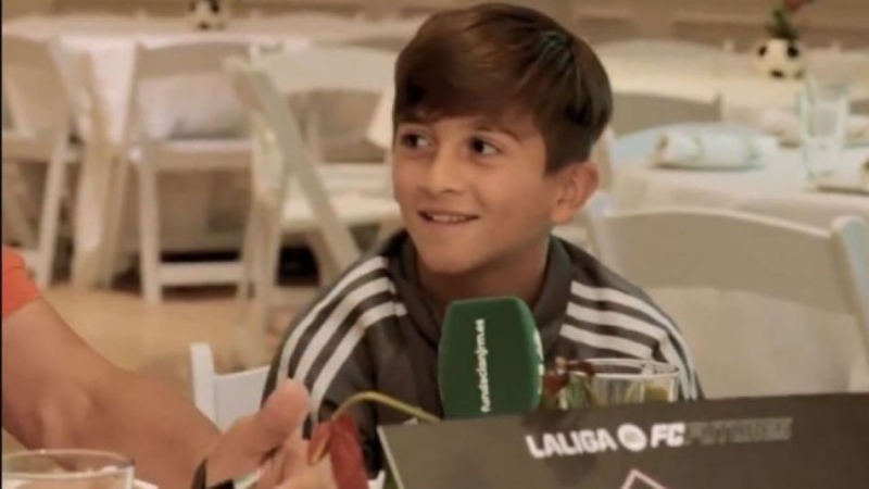 Thiago Messi dio su primera entrevista durante un torneo con Inter Miami