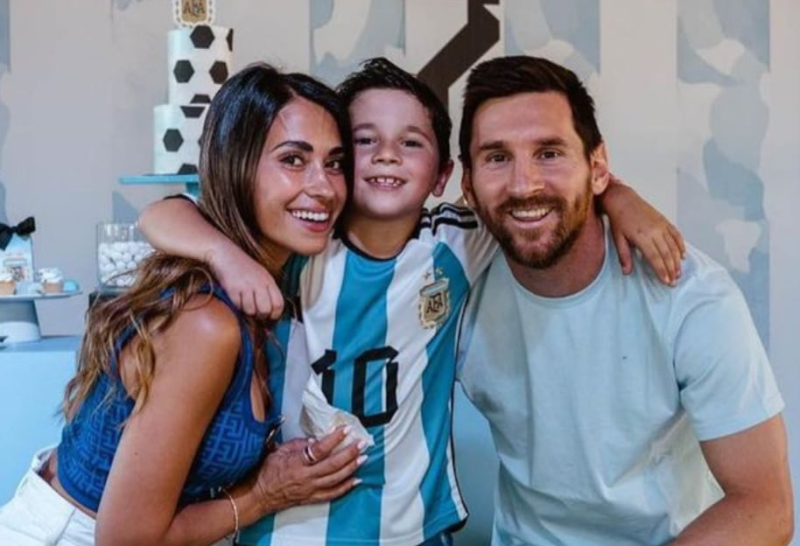 Antonela Roccuzzo festejó los 9 años de Mateo Messi con fotos inéditas