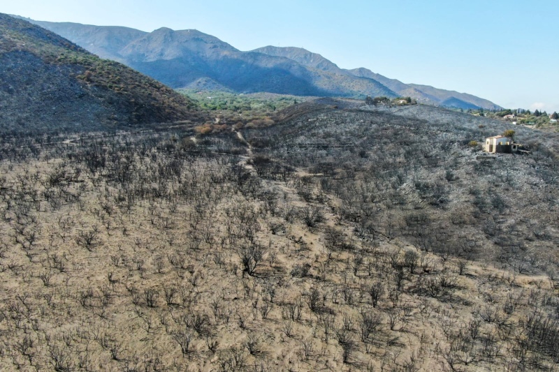 Foco de incendios en Córdoba: situación controlada, pero sigue el riesgo