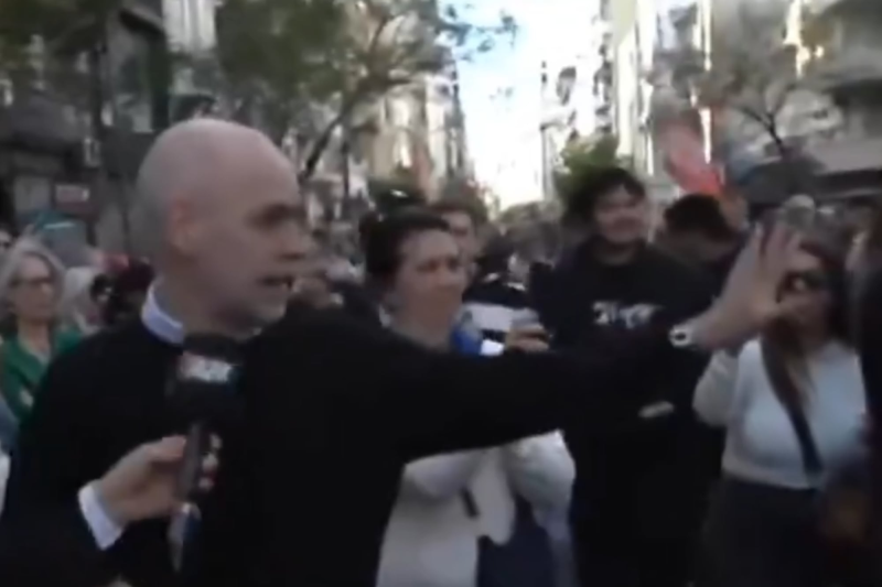 Larreta fue agredido en la Marcha Universitaria