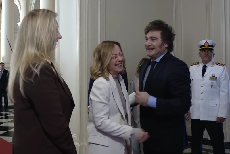 Nueva reunión entre Milei y Giorgia Meloni fortalece la alianza Argentina-Italia