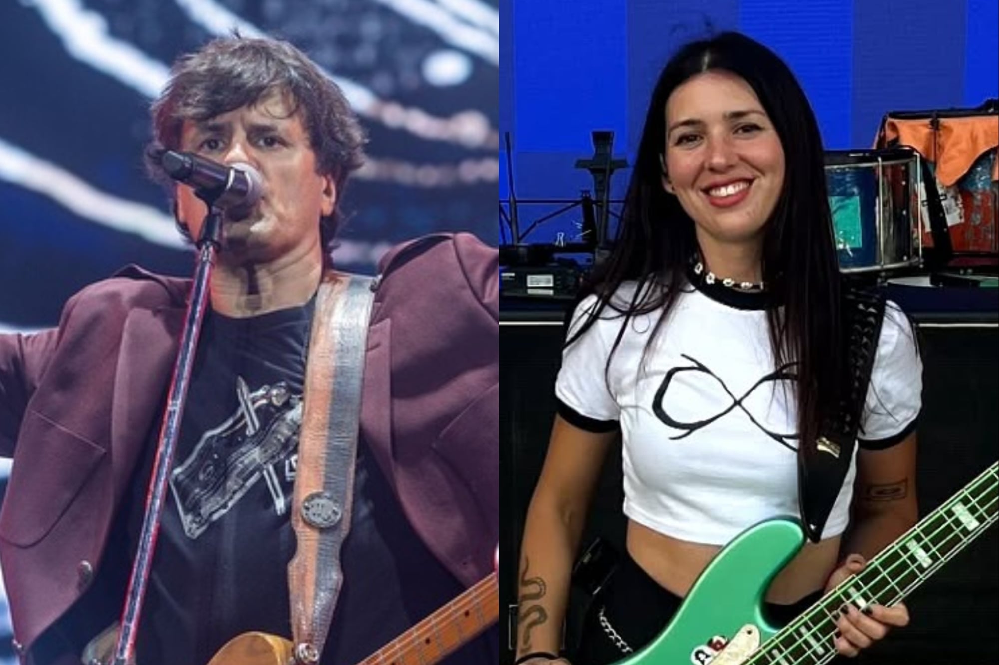 Ciro Martínez confirmó su relación con Luli Bass, la bajista de Los Piojos