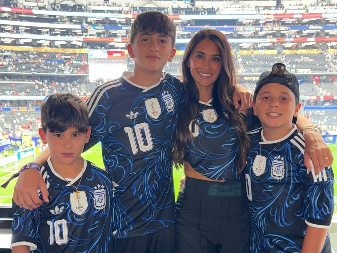 Antonela Roccuzzo emocionada por el triunfo de Messi frente a Austria