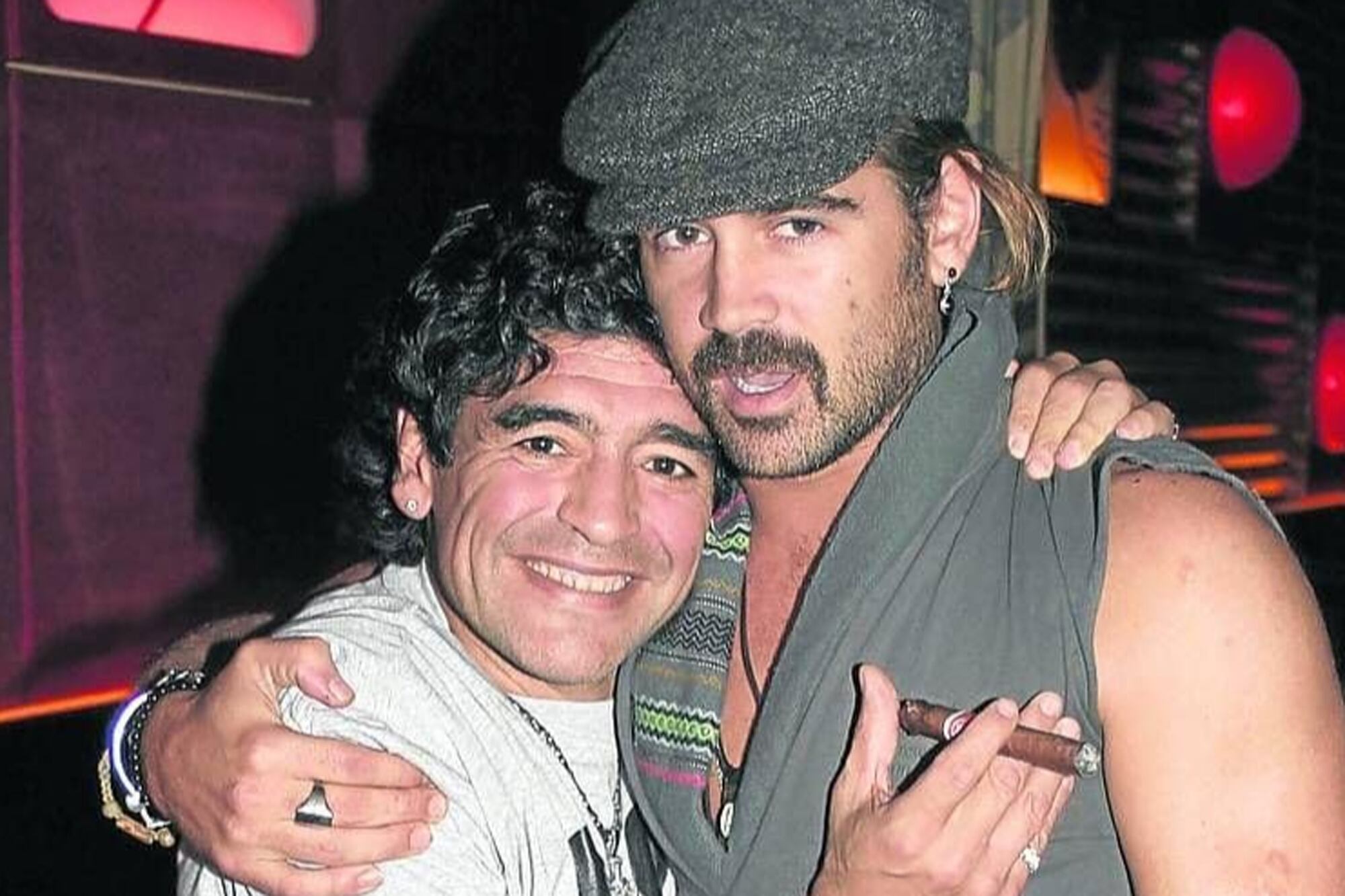 Colin Farrell revive un beso inolvidable con Maradona