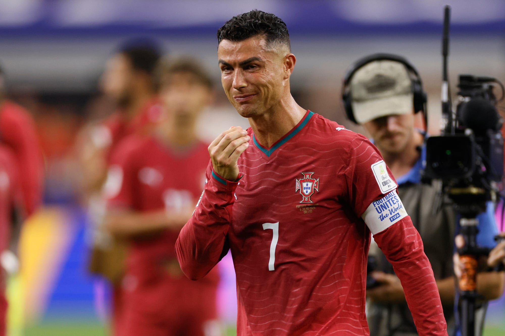 Cristiano Ronaldo se despide llorando de su último Mundial