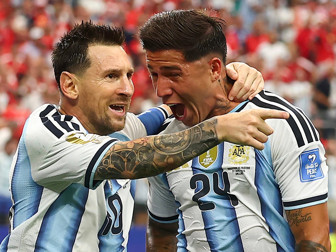 Enzo Fernández y el emotivo momento con Messi que conmovió a todos