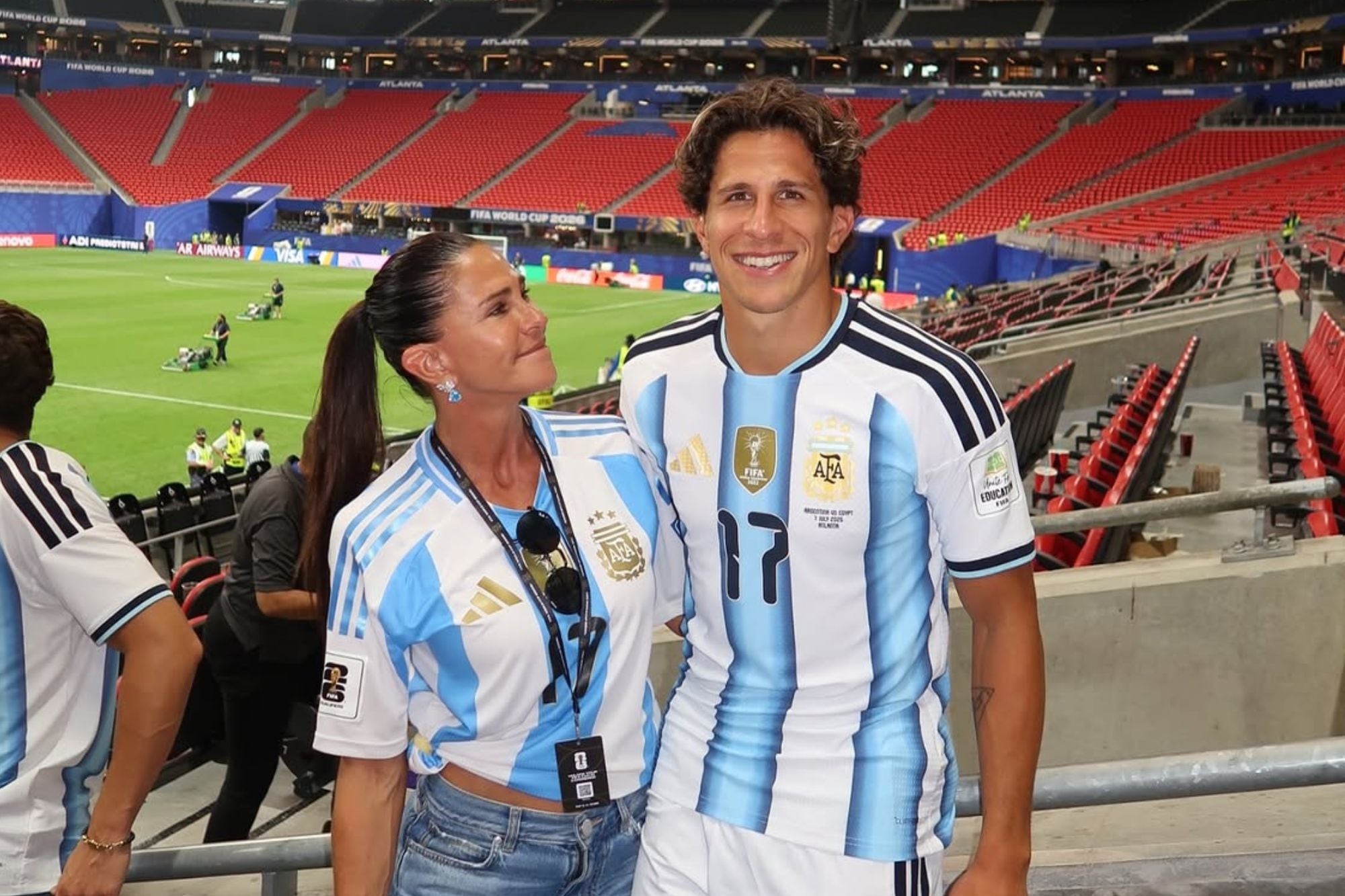 Carolina Baldini mostró su emoción ante el desempeño de su hijo en el Mundial