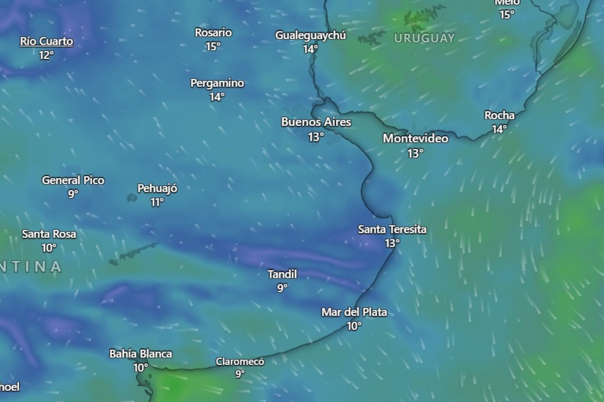 Inicio nuboso de agosto en el AMBA: lluvias y temperaturas suaves