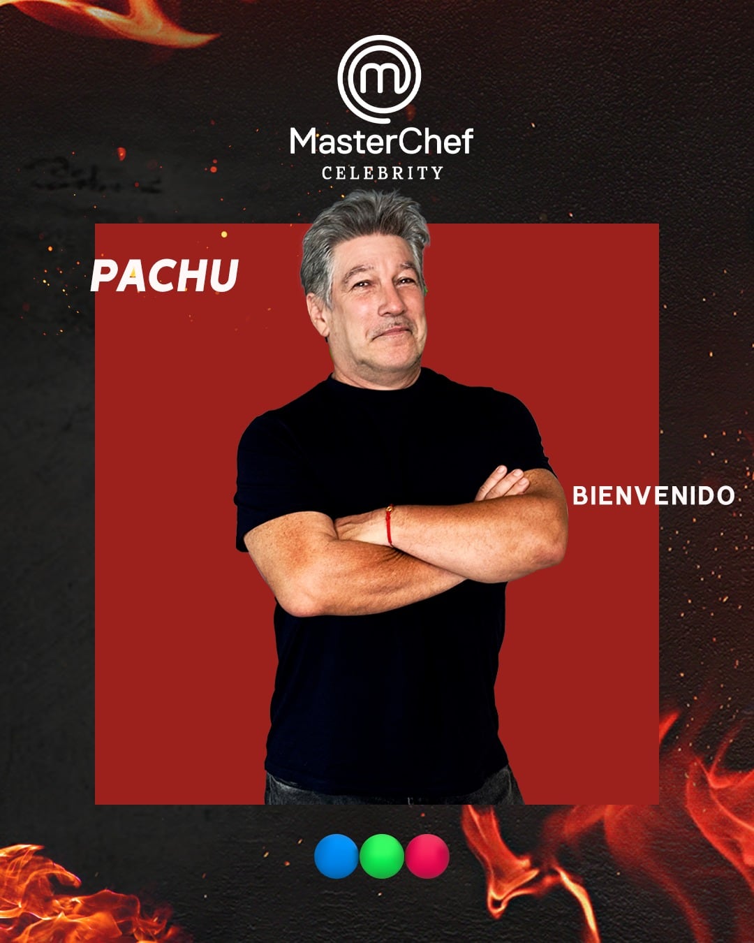 Pachu Peñafue el primer eliminado de MasterChef Celebrity (Foto: Instagram @masterchefcelebrity)