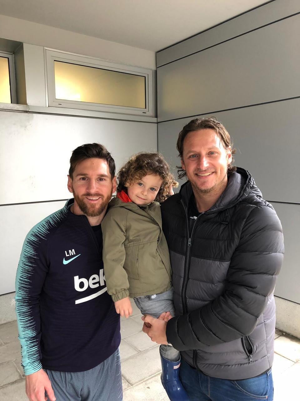 El cordob&eacute;s David Nalbandian public&oacute; una antigua foto con Messi