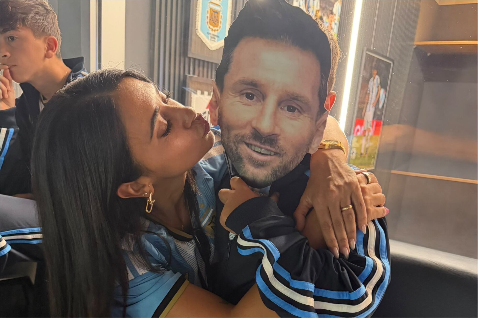 Fotos exclusivas de Antonela Roccuzzo con Messi en Miami
